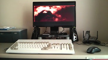 Shake Off The Dust by Elude, running on my Amiga AGA 1260