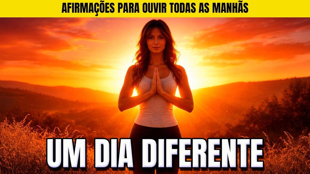 🚪 HOJE EU ABRI UMA PORTA QUE MUDOU COMPLETAMENTE O RESTO DO DIA - AFIRMAÇÕES DA MANHÃ