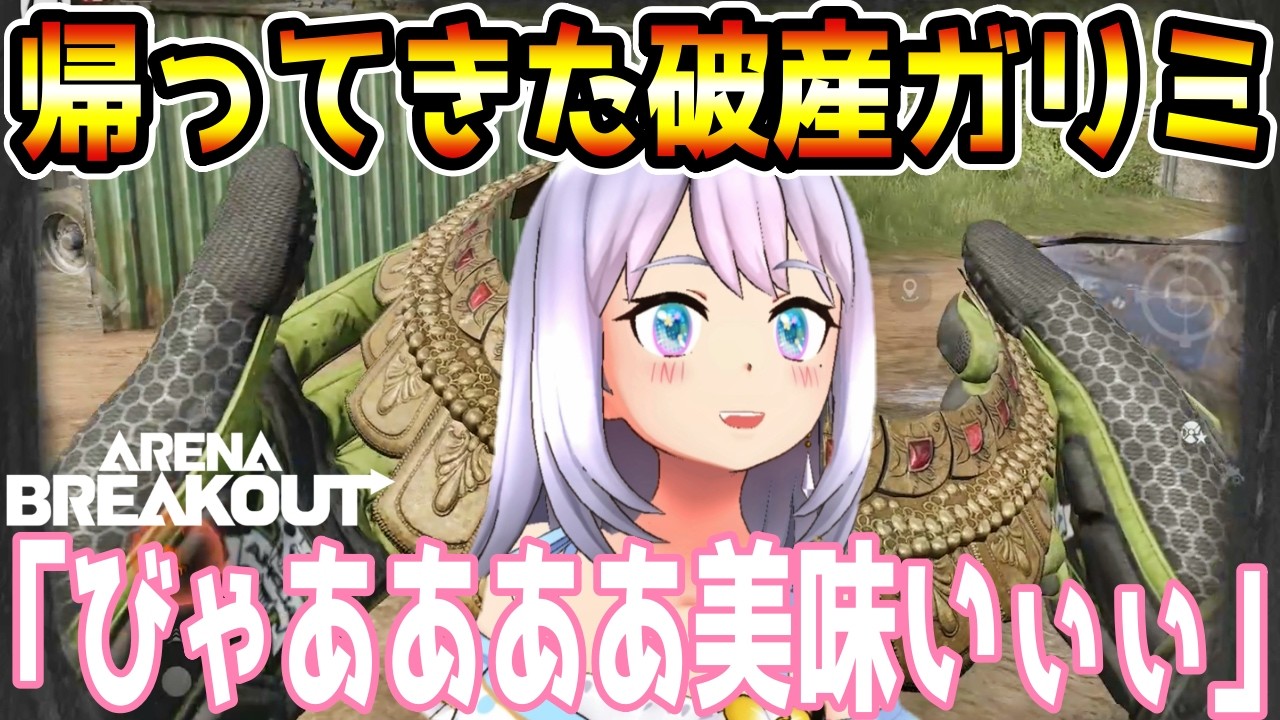 【アリーナブレイクアウト】新人Vtuberとしてアリブレ復活します。【Arena Breakout】