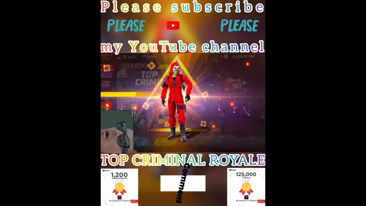 FREE FFIRE NEW EVENT। LUCK ROYALE TOP CRIMINAL 😲😲 সব কিছু নিয়ে নিলাম?