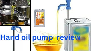 Hand pump for oil  extraction #handpump