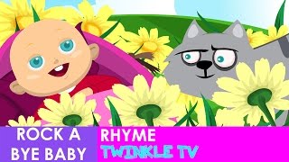 Presenting rock a bye baby lullaby with lyrics by twinkle tv. lyrics:
rock-a-bye baby, in the treetop when wind blows, cradle...