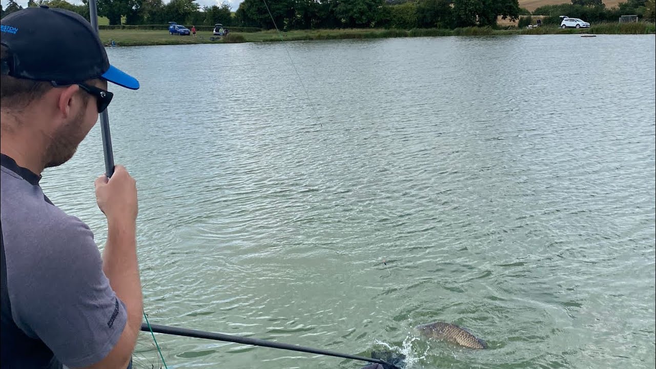 Short Pole Fishing With Pellets Big Carp YouTube