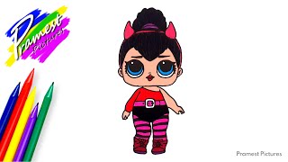 How to Draw LOL Doll Spice Coloring for Kids