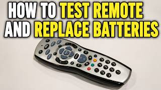 Replacing Sky remote batteries. Show you how to open the back cover. Tuition. Easy to do