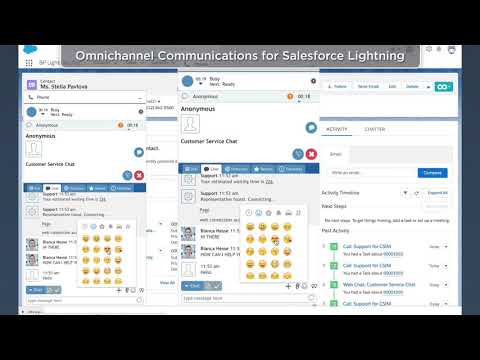 Bright Pattern Salesforce Lightning Integration - Call Center Software