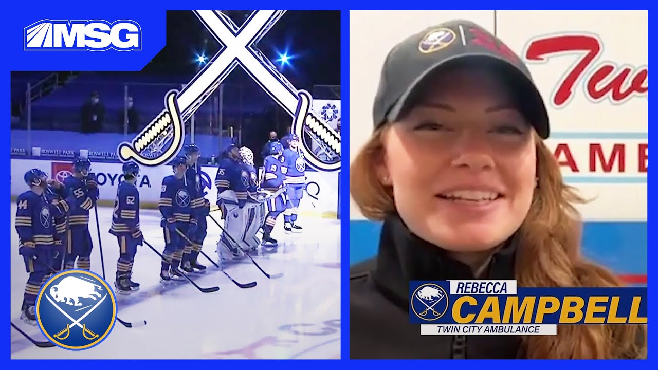 2021 Buffalo Sabres Introduced by Frontline Workers From Western NY