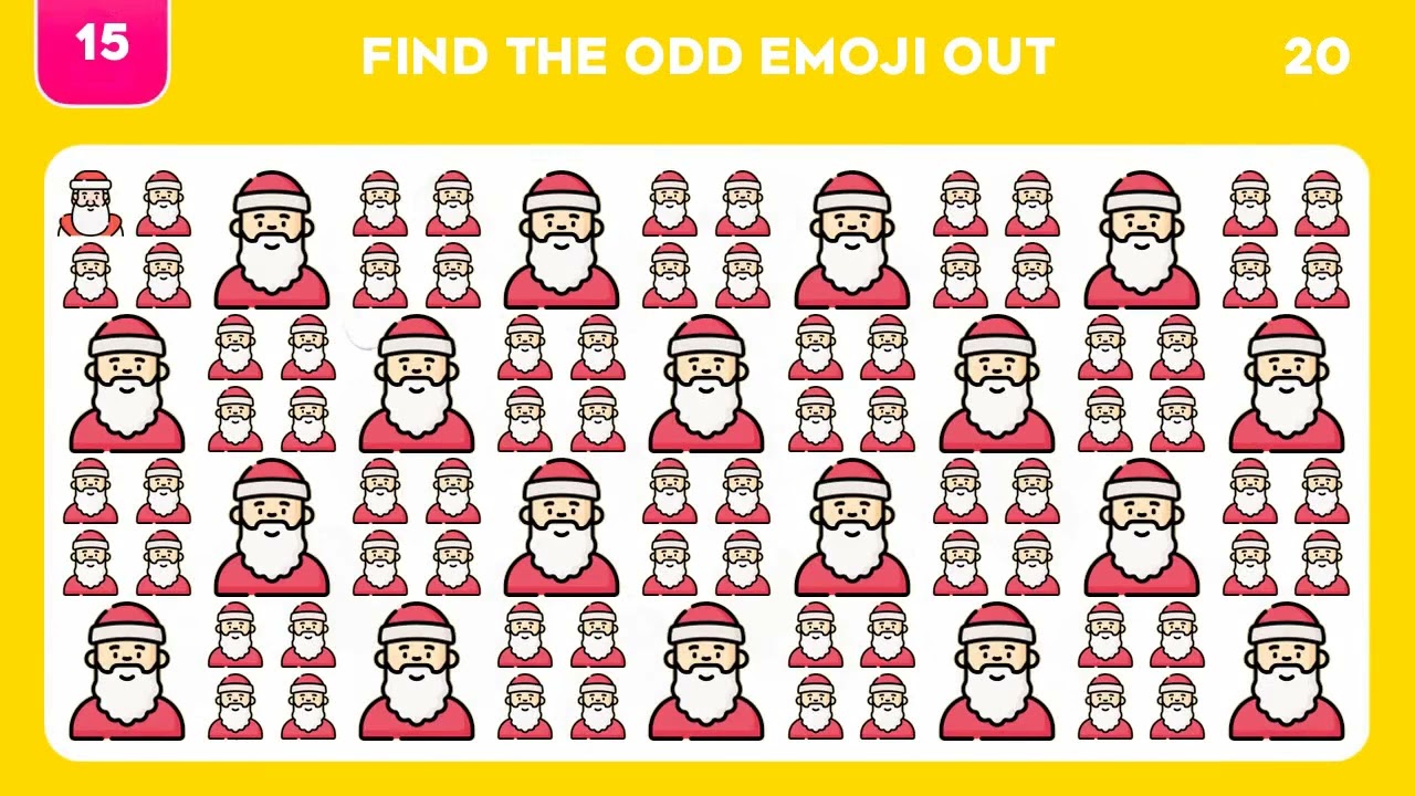 Find The Odd Emoji Out | Emoji Quiz