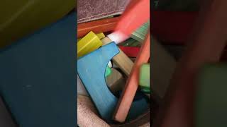 9 second retro block drop! ASMR #shorts #asmr
