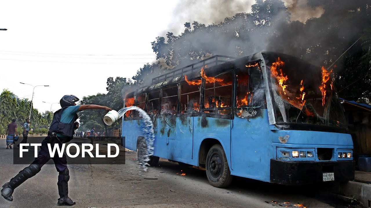 Film backdrop image for Violence threatens Bangladesh election (2013)