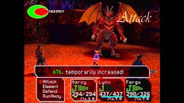 Chrono Cross - 136 - Another Mt. Pyre - Boss: Fire Dragon