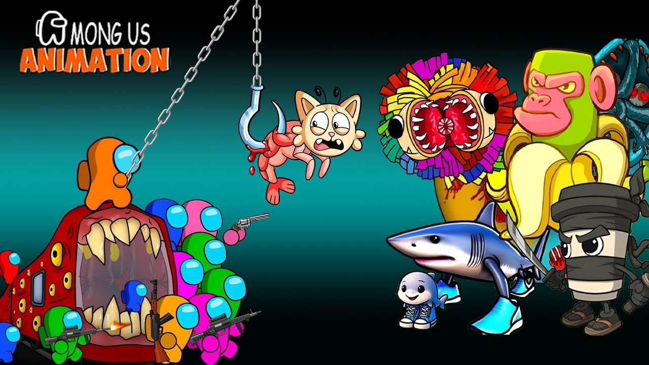 Among Us & Tralalero Tralala Vs. TRIPA TROPA TRALALA LIRILIRA | Among us Animation