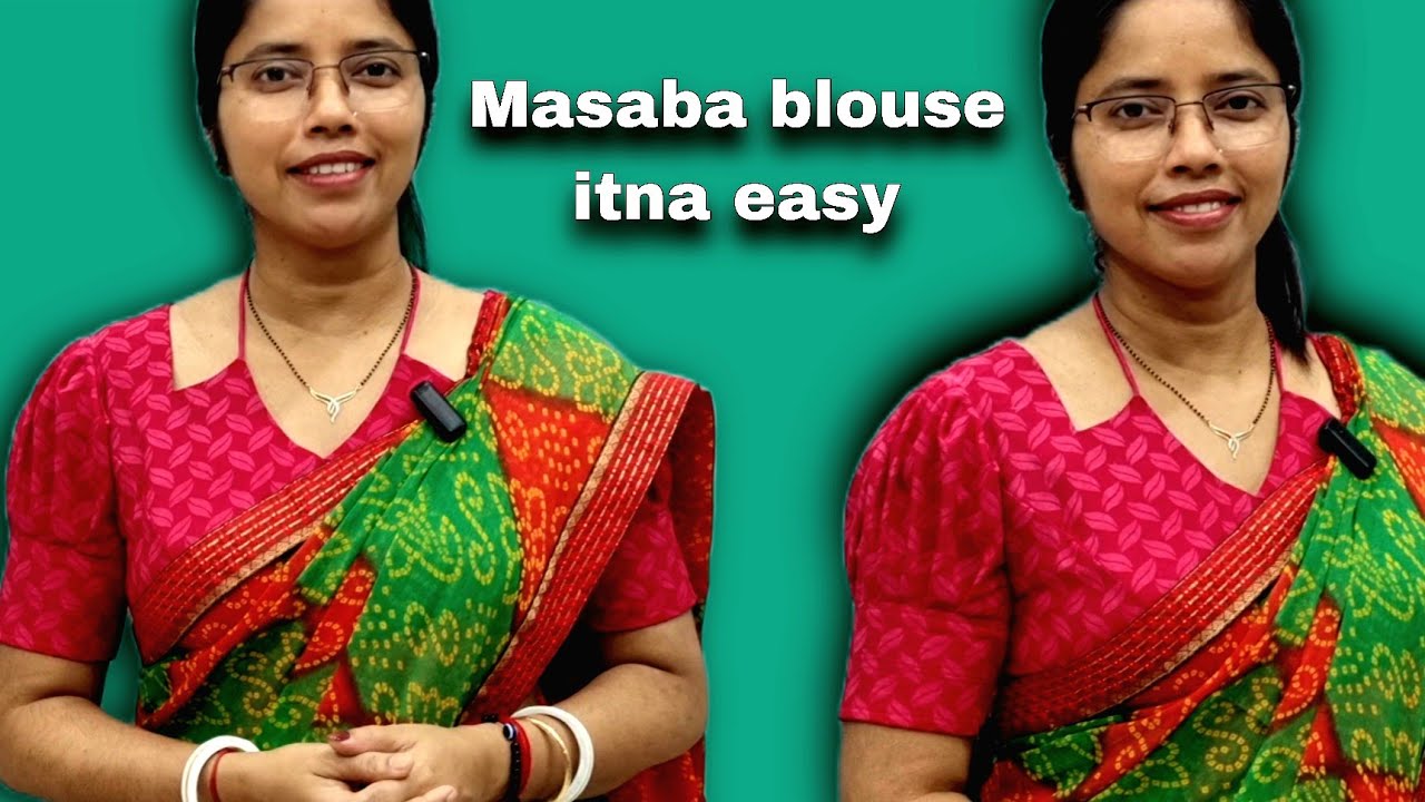 Masaba blouse Itna easy or perfect sirf ek bar video dekhlo