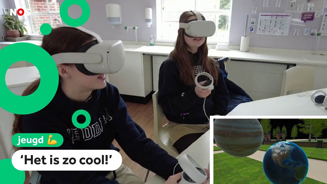 Hoe ziet les met VR-brillen eruit? - YouTube