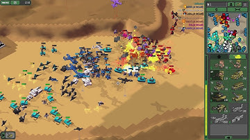 8-Bit Armies-Guardian+3 Insane AI VS 4 Insane AI "Canyon TeamFight 4v4"