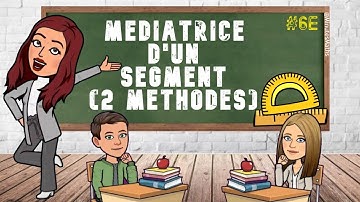 COMMENT CONSTRUIRE LA MÉDIATRICE D’UN SEGMENT (METHODE COMPAS ET ÉQUERRE)