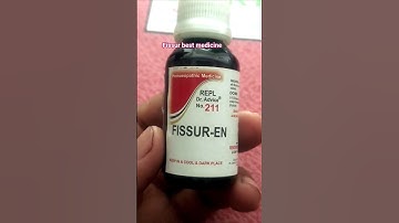 फिशर 🔥🔥👌 की रामबाड़ होम्योपैथिक दवाई l