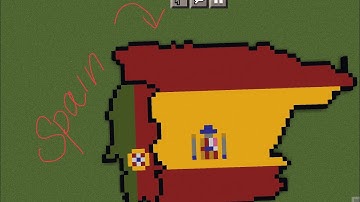 How to build the earth in Minecraft part 2 Spain