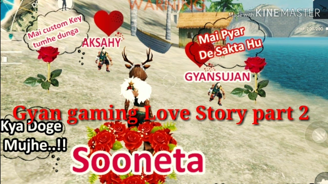 Gyan gaming love story part 2 free fire Gyangaming N sooneeta PnditLORD