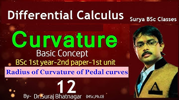 Radius of curvature | Radius of Curvature for Pedal Curves | Differential Calculus-12