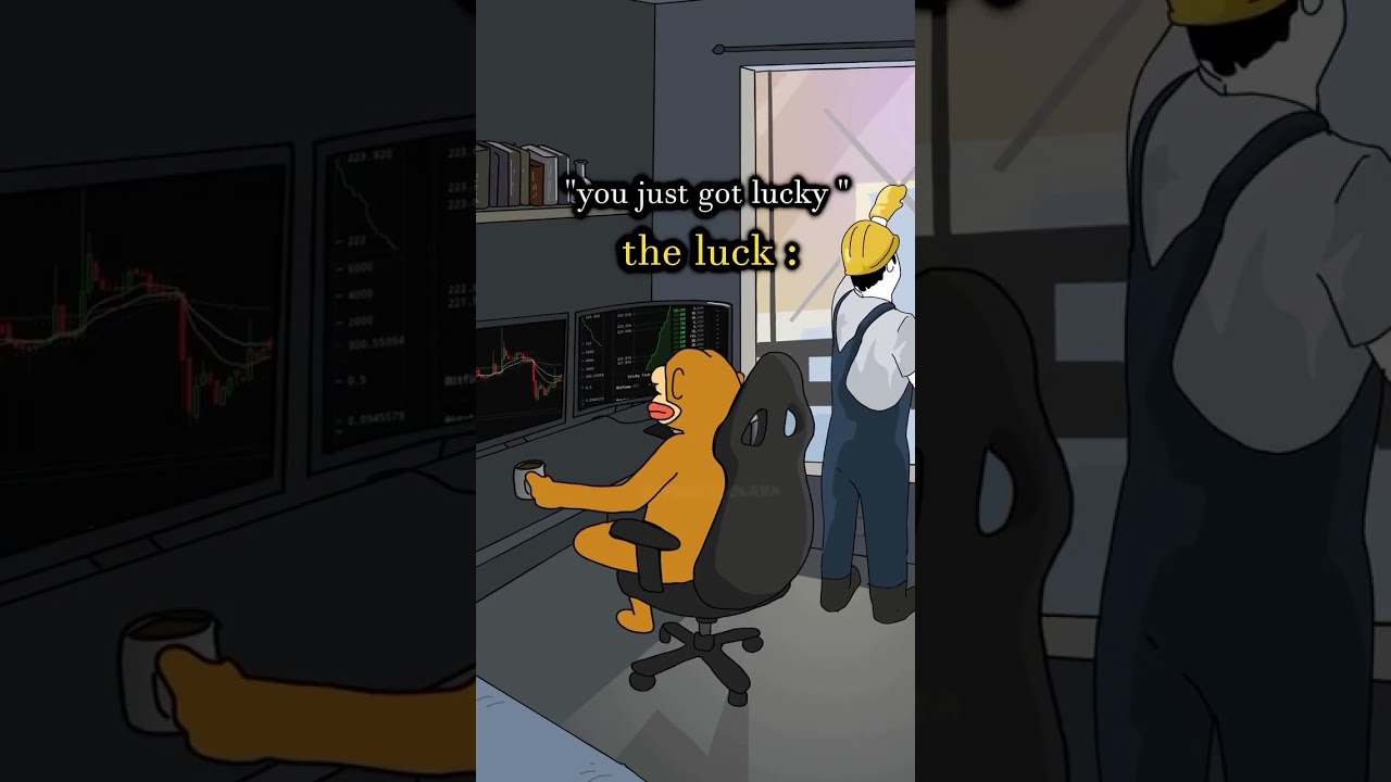 "TRADING ISN'T LUCK ,IT'S CALCULATED RISK