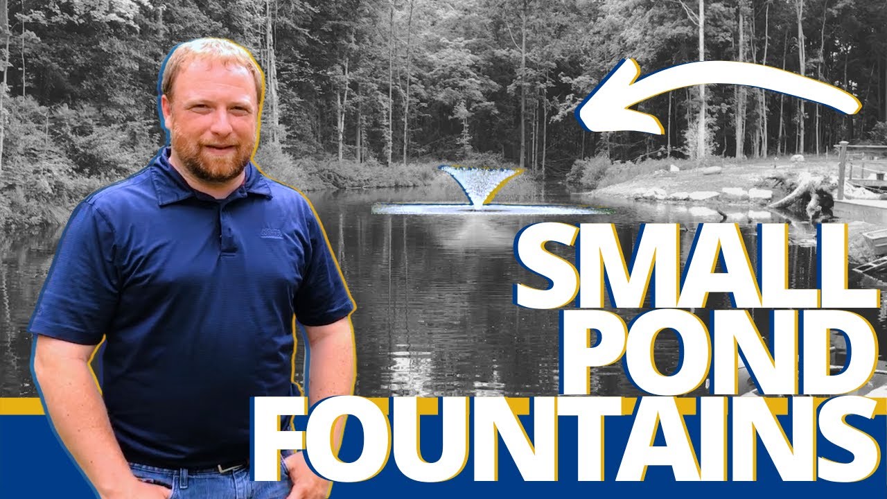 Small Pond Fountains - HOW TO - Shopping, Installation, Maintenance, and Benefits. - Pond Management - YouTube