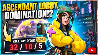 Killjoy Domination on Split (Ascendant lobby) 🤯🤯🤯