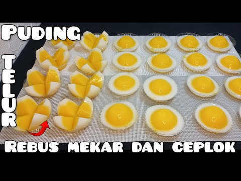 Resep Puding Telur Telur Rebus Mekar Dan Telur Ceplok