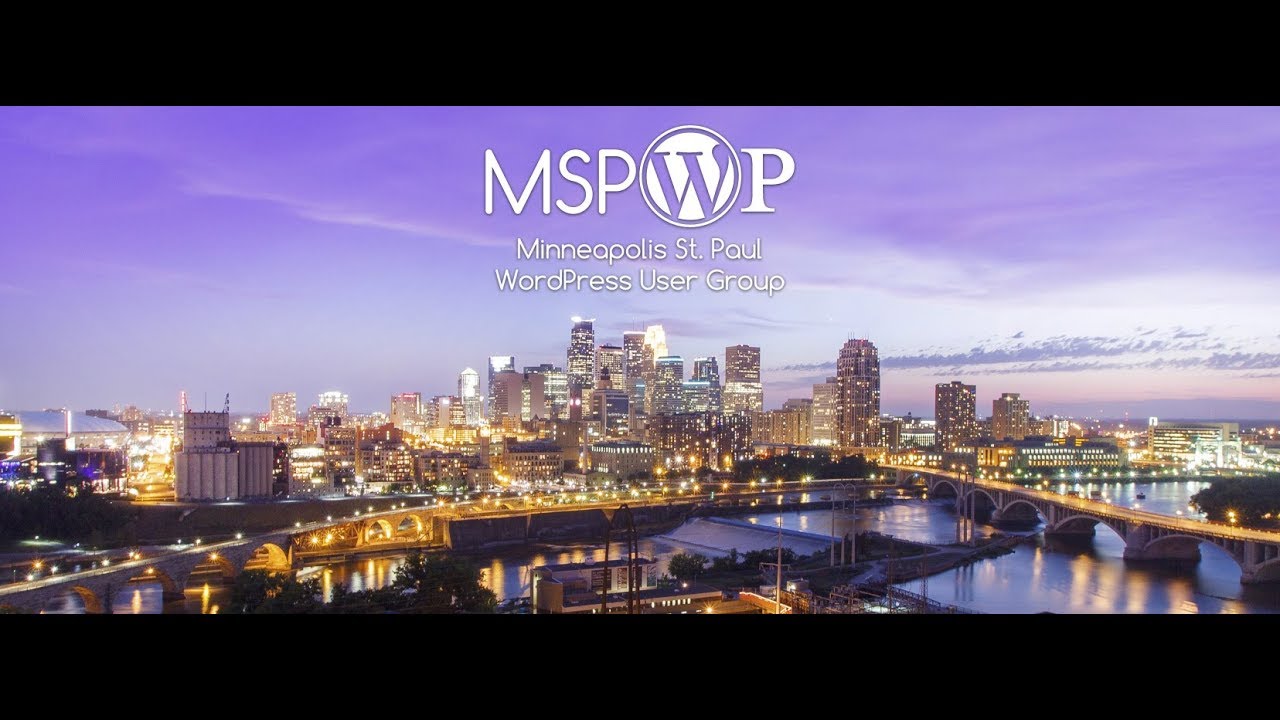 Minneapolis / St. Paul WordPress User Group / September 28, 2017 / Live Stream