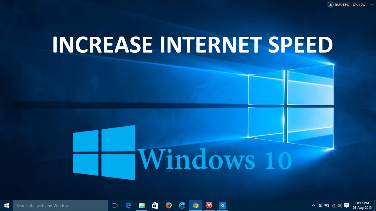 increase download speed windows 10