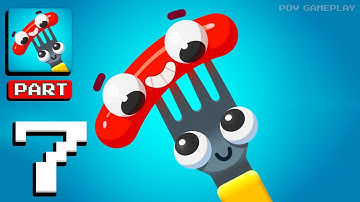 Fork N Sausage - Gameplay Walkthrough Part 7 — Relax, Laugh & Play | ASMR Best Mobile Game Moments