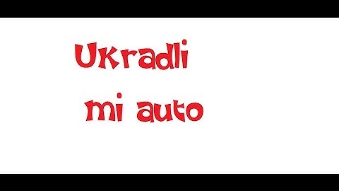 Chorvatsko ukradli mi auto/ghost kral