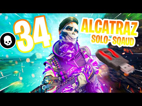 Paparazzi Drone 📸finds my Xim Apex|34 Kill Solo Squad BO4 Blackout Alcatraz Handcam Gameplay