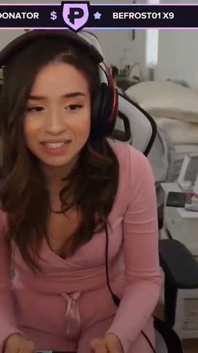 Pokimane Almost Has A Nip Slip Again #pokimane #shortsvideo #pokimanereacts