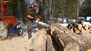 746 Husky Bob is Going To Be Jealous. STIHL MS462  28' Light Bar. Just Bucking Around. outdoors  4K by GP Outdoors 5,459 views 1 month ago 17 minutes