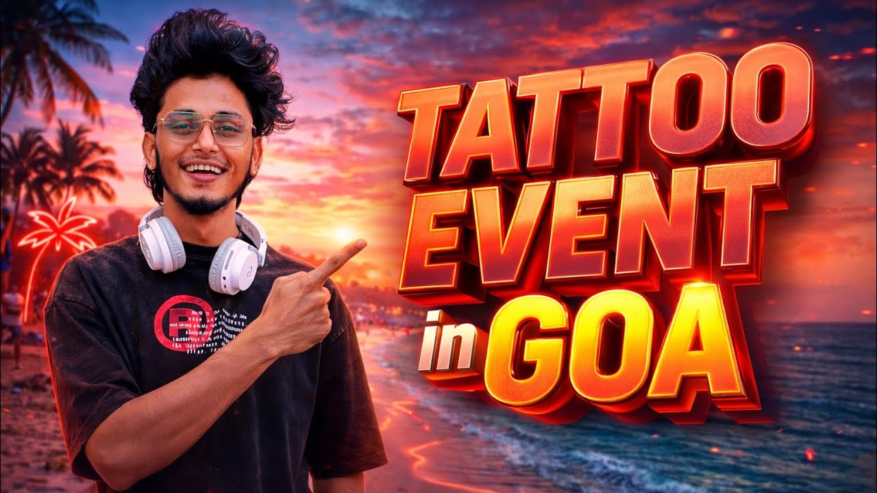 TATTOO EVENT IN GOA ⛱️🏖️ || Full comedy || Beach ali yen Aytu nodi 👀😂