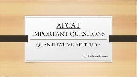 #afcat #2021 AFCAT- IMPORTANT Questions -2021