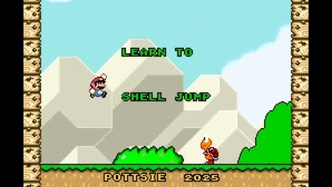 Learn To Shell Jump - Super Mario World ROM Hack - Full Game