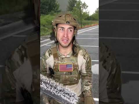 STAYING POSITIVE IN THE MILITARY!! #SHORTS