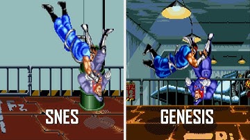 World Heroes - SNES VS Genesis