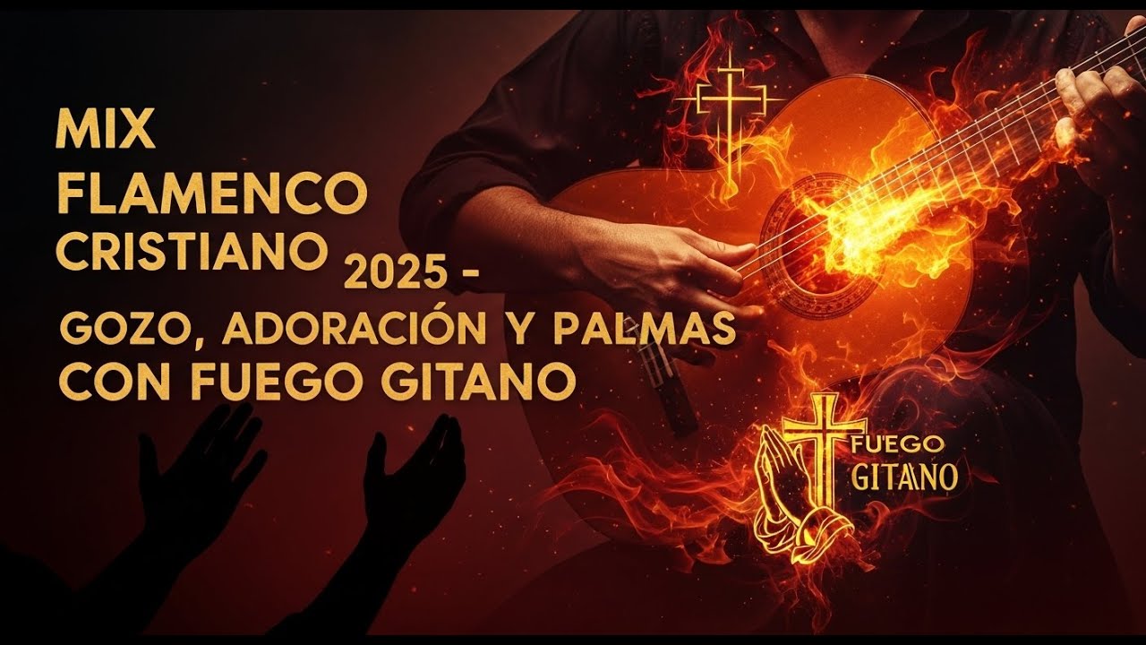 Mix Flamenco Cristiano 2025 – Gozo, Adoración y Palmas con Fuego Gitano