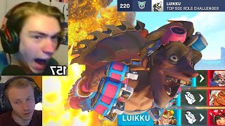 Making Rank 1 Streamers RAGE With My Junkrat (w/ reactions)