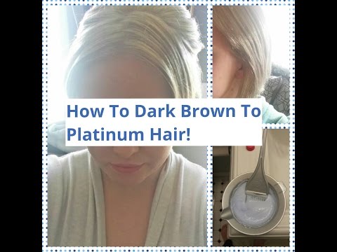 How to go from Dark brown to Blonde hair process ( At Home)