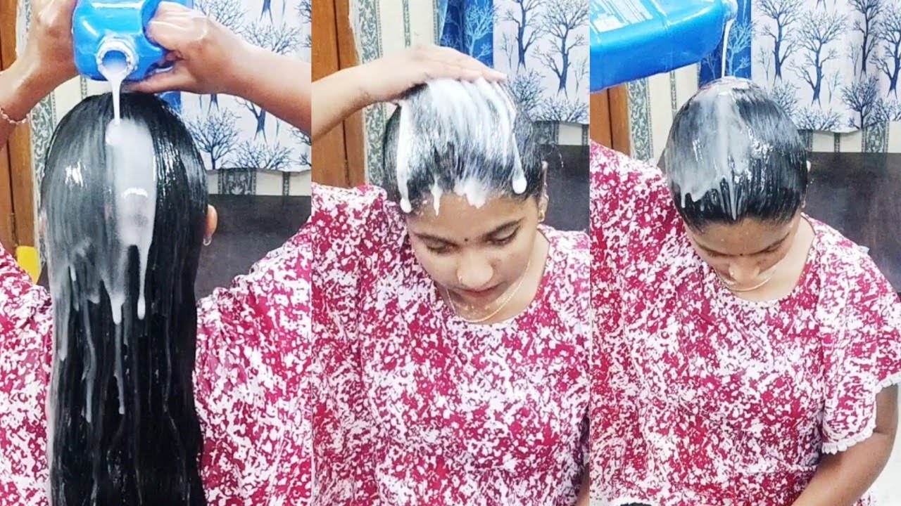 1Litre Ultra drench Creamy Coconut Oiling & Sleekhairstyles To buy full video WhatsApp+91 9154004797