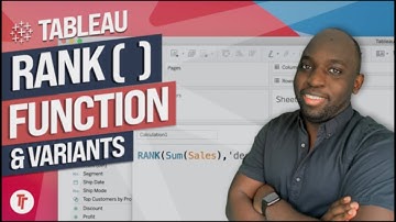 Rank Function in Tableau and it