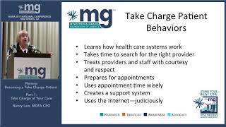 2017 MFGA National Conference  Becoming a Take Charge Patient, Part 1  Take Charge of Your Care