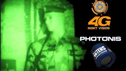 Photonis INTENS Image Intensifier Tubes full compliant 4G night vision standard Emmanuel Nabet