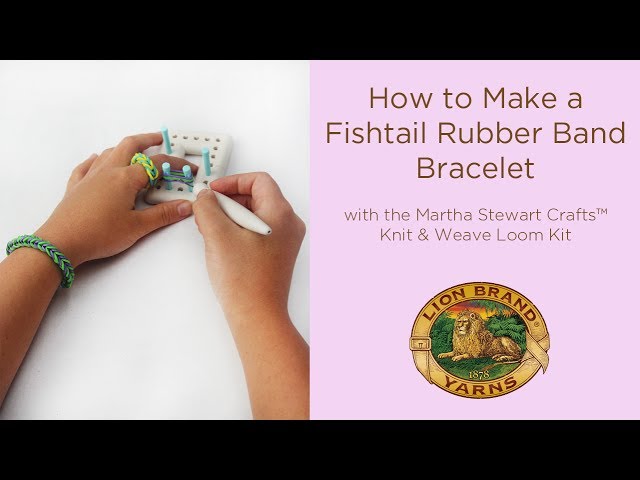 How to Make a Fishtail Rubber Band Bracelet - Hoosier Homemade