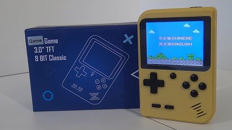 A 14$ Handheld with 800 Games From Ali Express