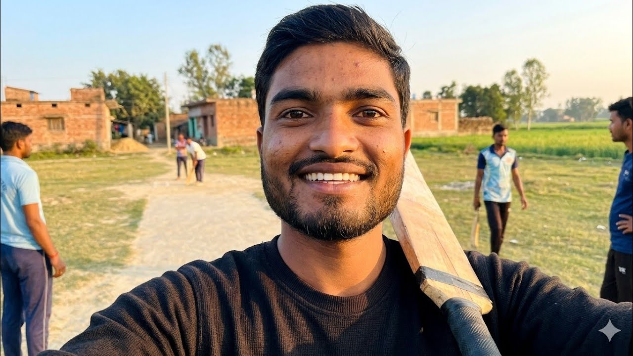 Gaon Mein cricket khelne ke Maje😍